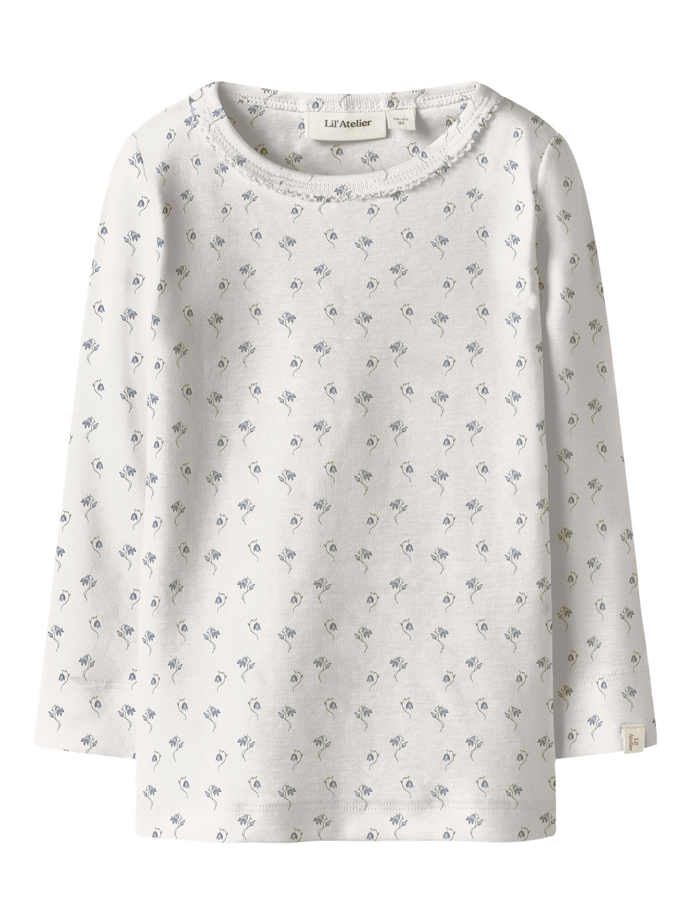 LIL ATELIER Langærmet Bluse Gayo Sag Coconut Milk Bell Flower