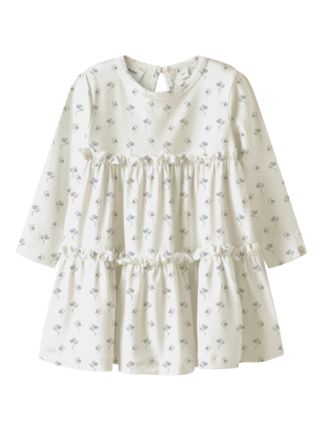 LIL ATELIER Kjole Gayo Coconut Milk Bell Flower billede