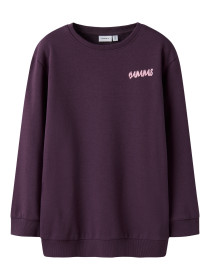 NAME IT Sweatshirt Bellis Blackberry Wine