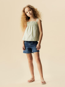 NAME IT Strop Top Helene Patina Green