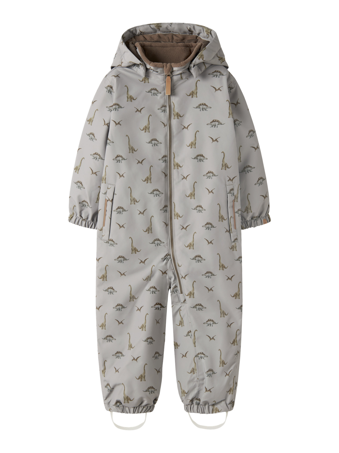 LIL ATELIER Flyverdragt SNOW10 Ultimate Grey Dino billede