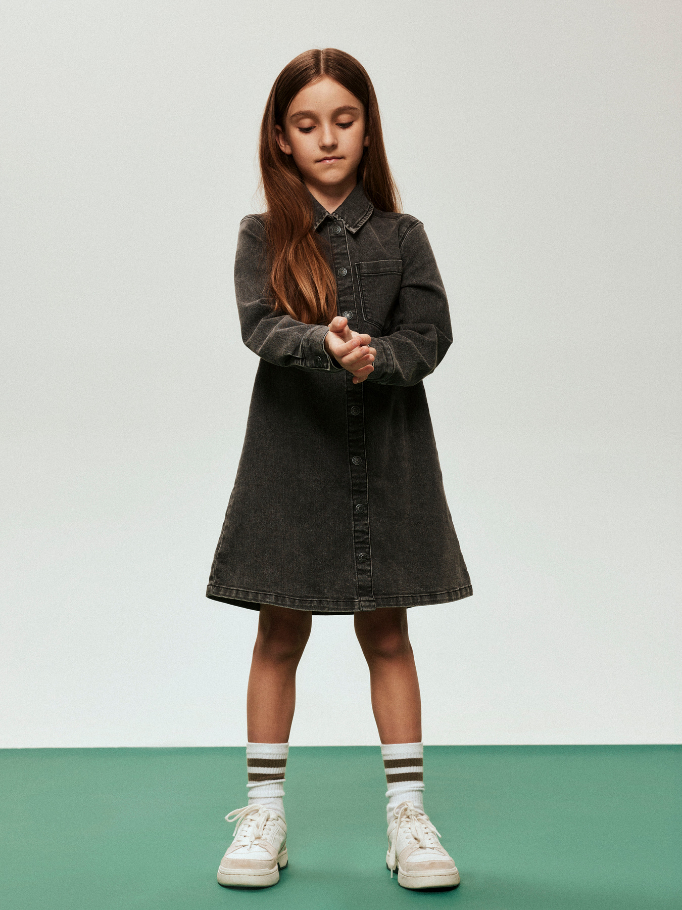 NAME IT Denim Kjole Jeannie Medium Grey Denim