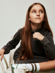 NAME IT Denim Kjole Jeannie Medium Grey Denim