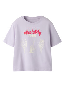 NAME IT T-shirt Harper Orchid Petal