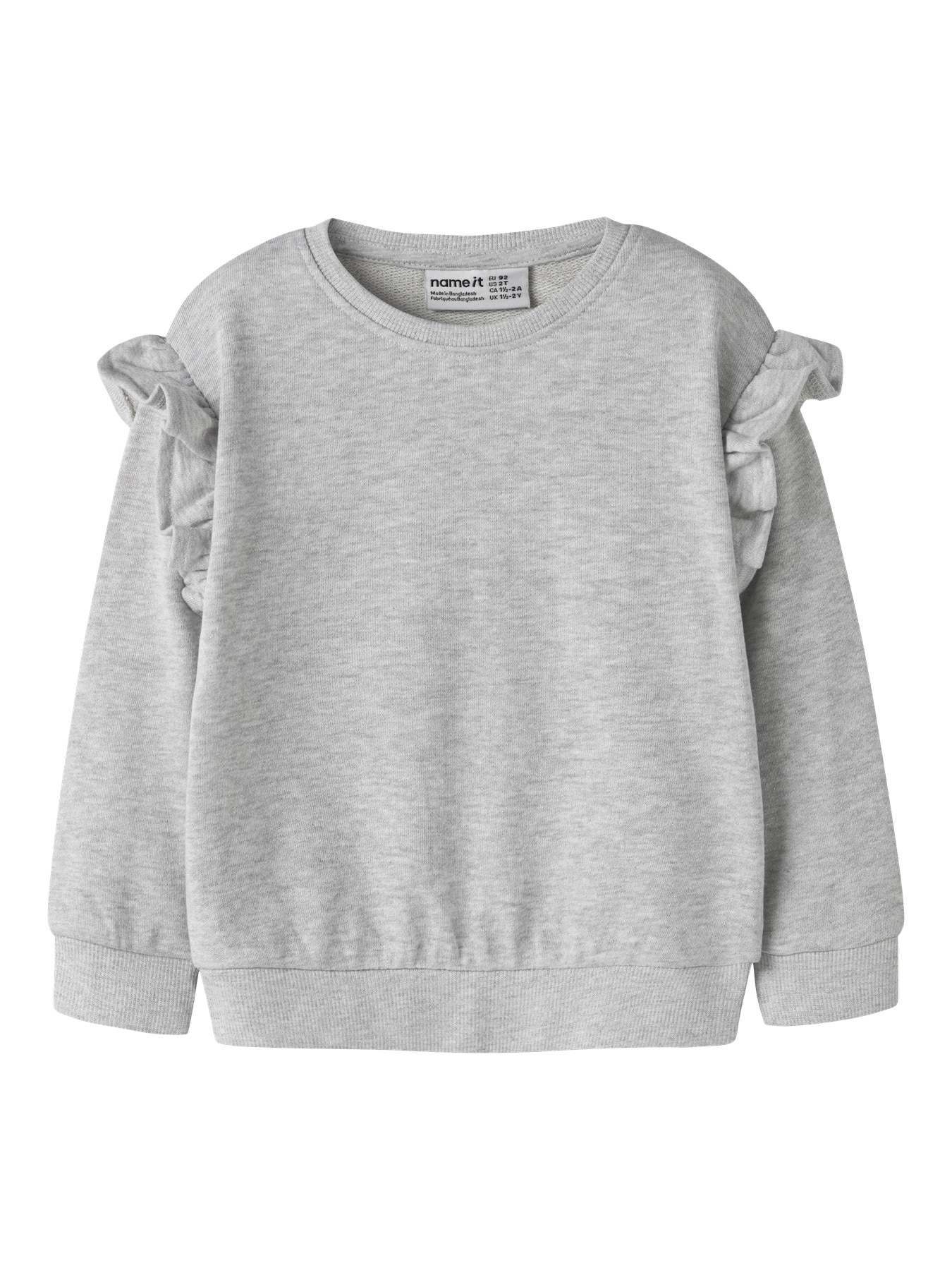 NAME IT Sweatshirt Tilde Light Grey Melange