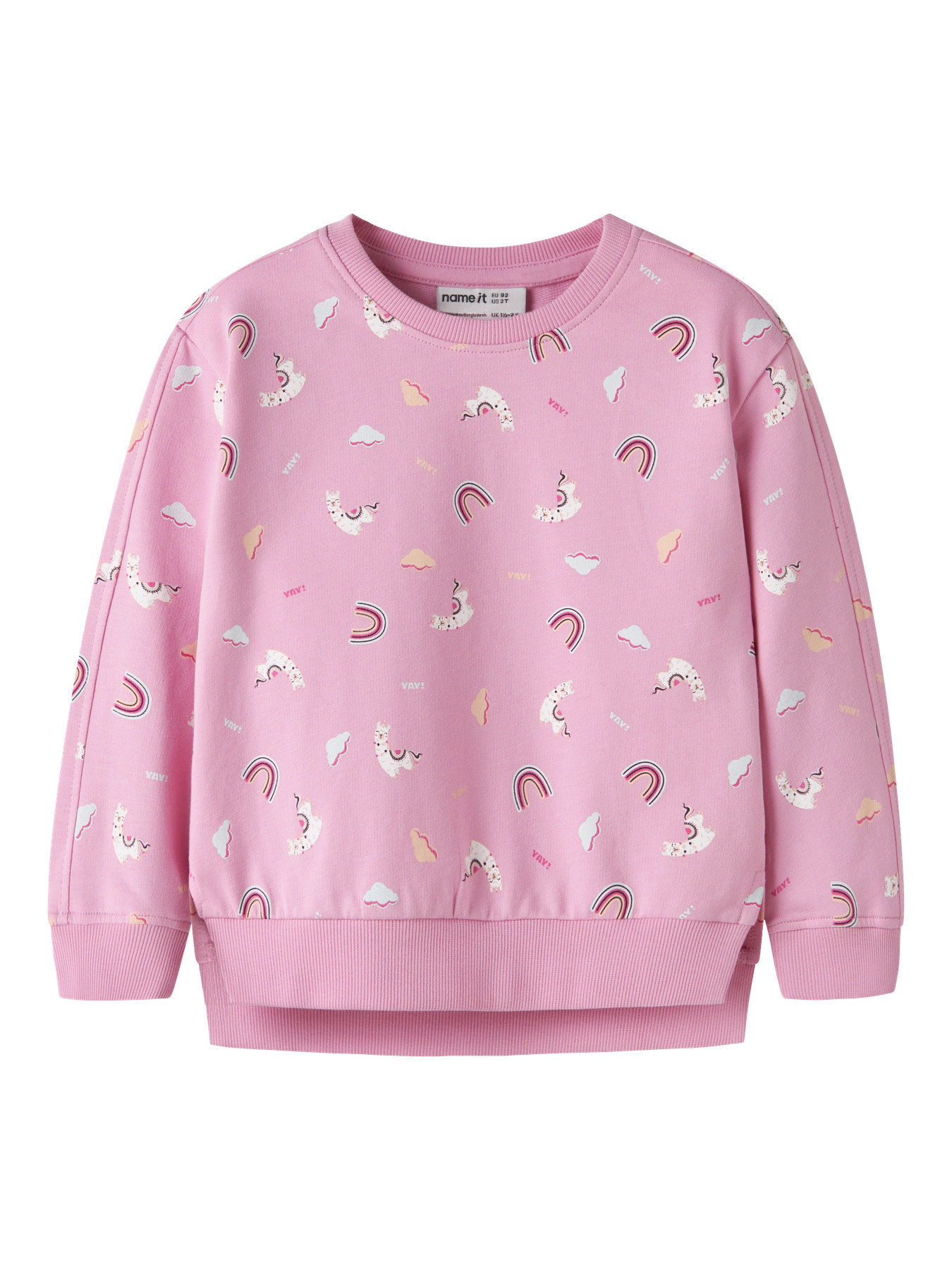 Name It Sweatshirt - NmfBissine - Begonia Pink