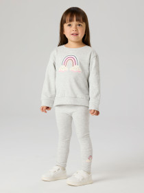 NAME IT Sweatshirt Bissine Light Grey Melange