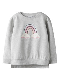 NAME IT Sweatshirt Bissine Light Grey Melange