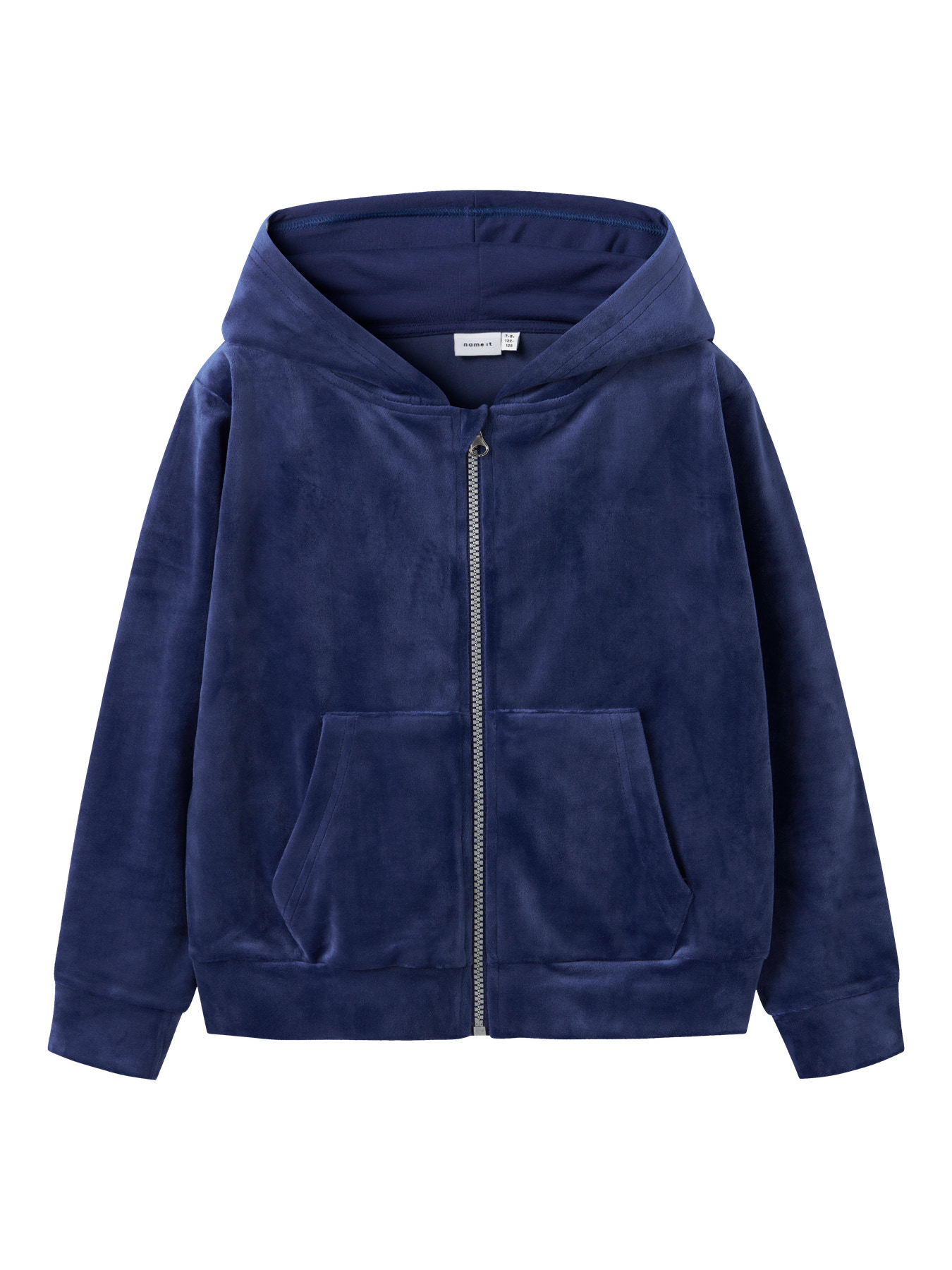 Name It Nalone Velour Cardigan - Blueprint