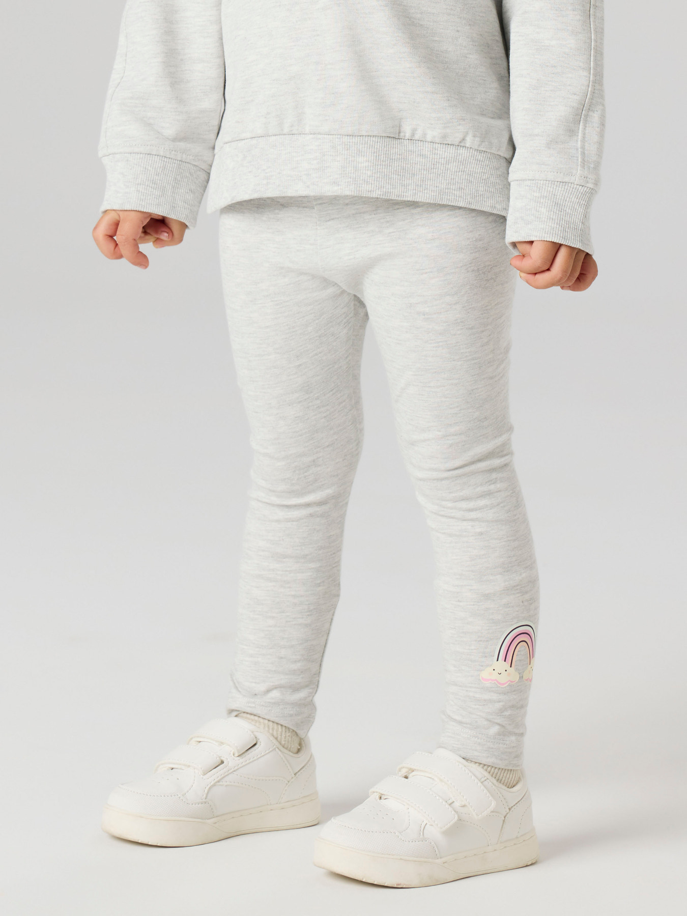 Name It Leggings - NmfBilona - Light Grey Melange