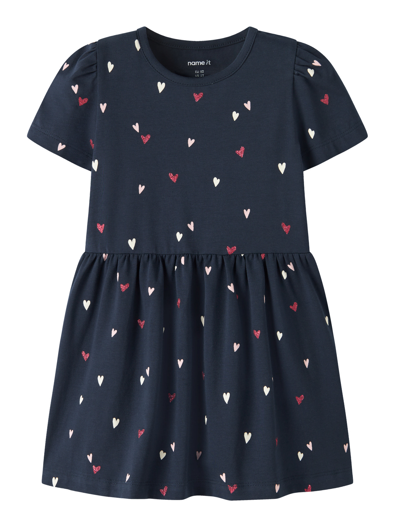 NAME IT Kjole Filla Dark Sapphire billede