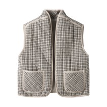 NAME IT Quiltet Vest Tecka Pumice Stone Black