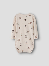 NAME IT Langærmet Body Tusher Peyote Melange