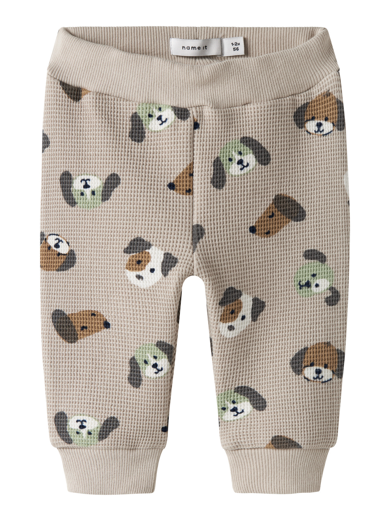 Name It Sweatpants - Vaflet - NbmTimm - Pumice Stone m. Print