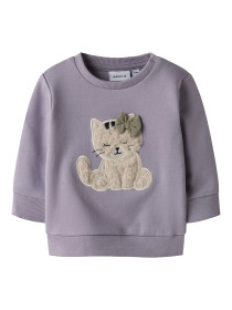NAME IT Sweatshrt Tacathy Lavender Gray