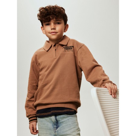 Name It Sweatshirt - Polo - NkmTrent - Toastet Coconut