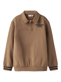 NAME IT Sweat Polo Trent Toasted Coconut