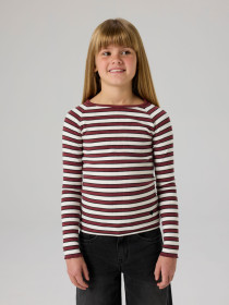 NAME IT Bluse Tala Oxblood Red