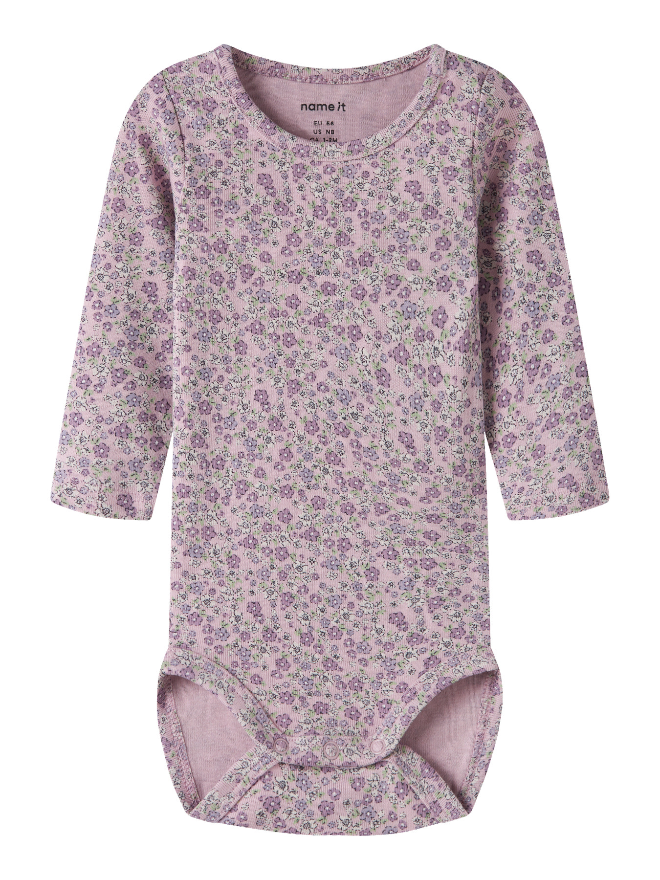 NAME IT Langærmet Body Tuline Dawn Pink