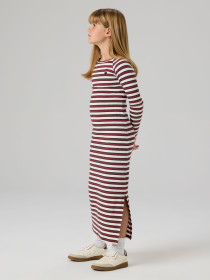 NAME IT Maxi Kjole Tala Oxblood Red