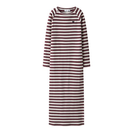 NAME IT Maxi Kjole Tala Oxblood Red