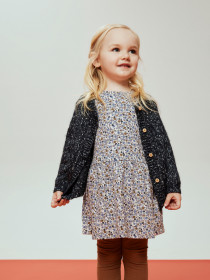 NAME IT Kjole Tuline Lilac Marble