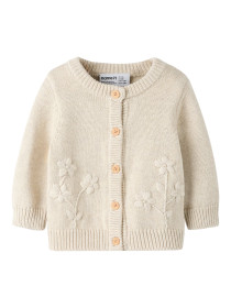 NAME IT Strik Cardigan Toana Peyote Melange