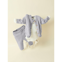 NAME IT Strik Cardigan Toana Lilac Marble