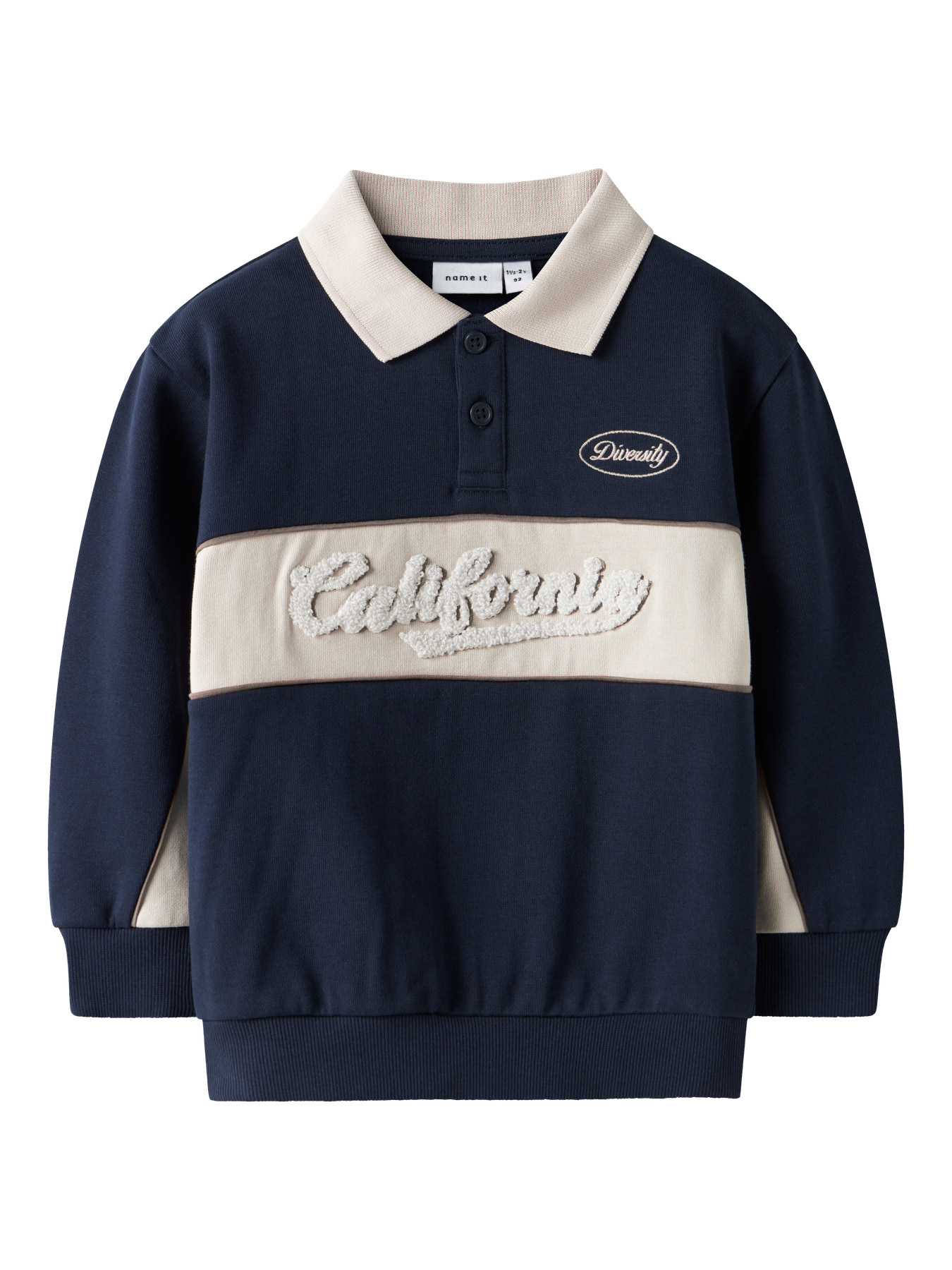 NAME IT Sweatshirt Tucan Polo Navy Blazer