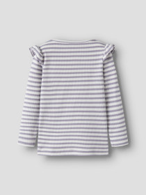 NAME IT Bluse Taias Lavender Gray Cloud Dancer