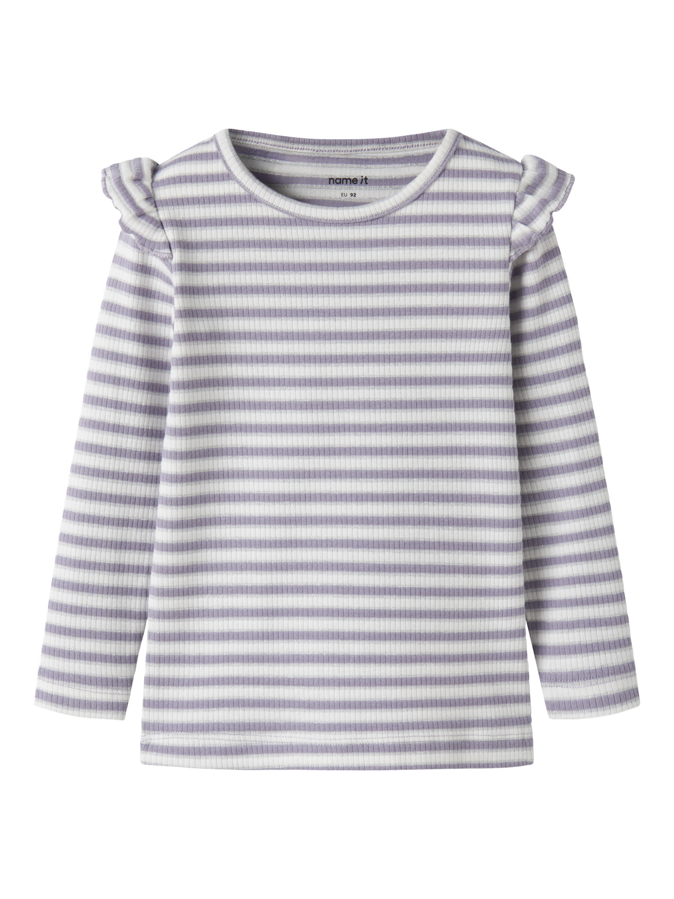 NAME IT Bluse Taias Lavender Gray Cloud Dancer