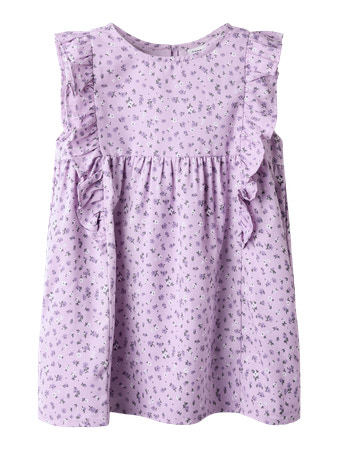 NAME IT Kjole Jolly Lavendula