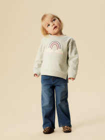 NAME IT Brede Jeans Rose Medium Blue Denim