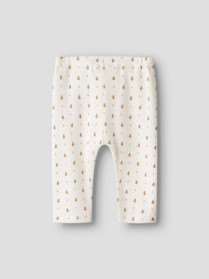 LIL ATELIER Rib Bukser Lago Coconut Milk Pear