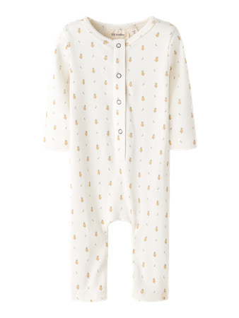 LIL ATELIER Rib Heldragt Lago Coconut Milk Pear