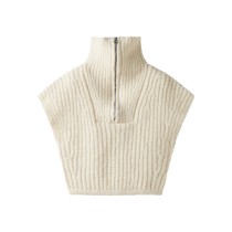 NAME IT Kort Strik Vest Tonka Cloud Dancer