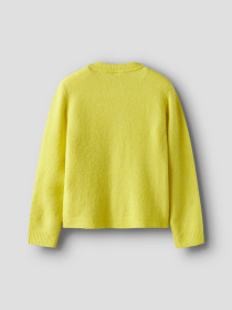 NAME IT Strik Cardigan Tika Yellow Plum