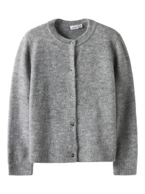 NAME IT Strik Cardigan Tika Grey Melange