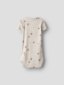 NAME IT Kortærmet Body Huxley Peyote