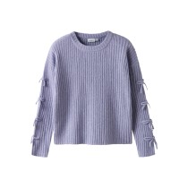 NAME IT Striktrøje Tarin Lavender Gray