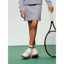 NAME IT Strik Nederdel Tarin Lavender Gray