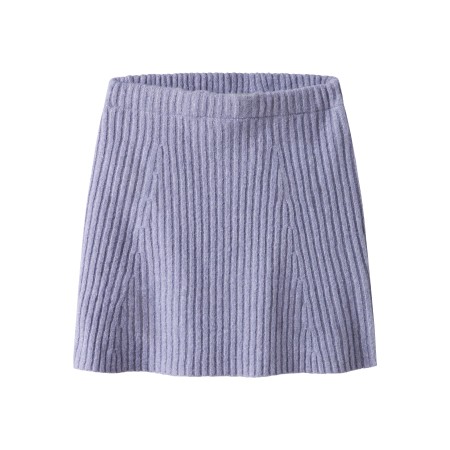 NAME IT Strik Nederdel Tarin Lavender Gray