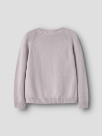NAME IT Strik Cardigan Teart Lilac Marble
