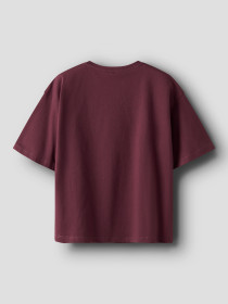 NAME IT T-shirt Sangy Burgundy