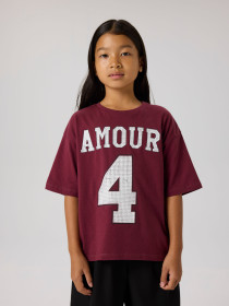 NAME IT T-shirt Sangy Burgundy