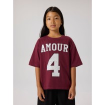 NAME IT T-shirt Sangy Burgundy