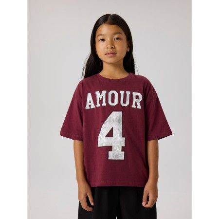 Name It T-shirt - NkfSangy - Burgundy