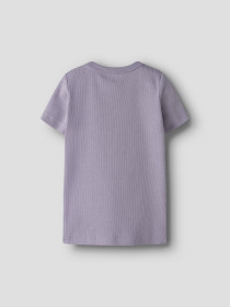 NAME IT T-shirt Nakal Lavender Gray