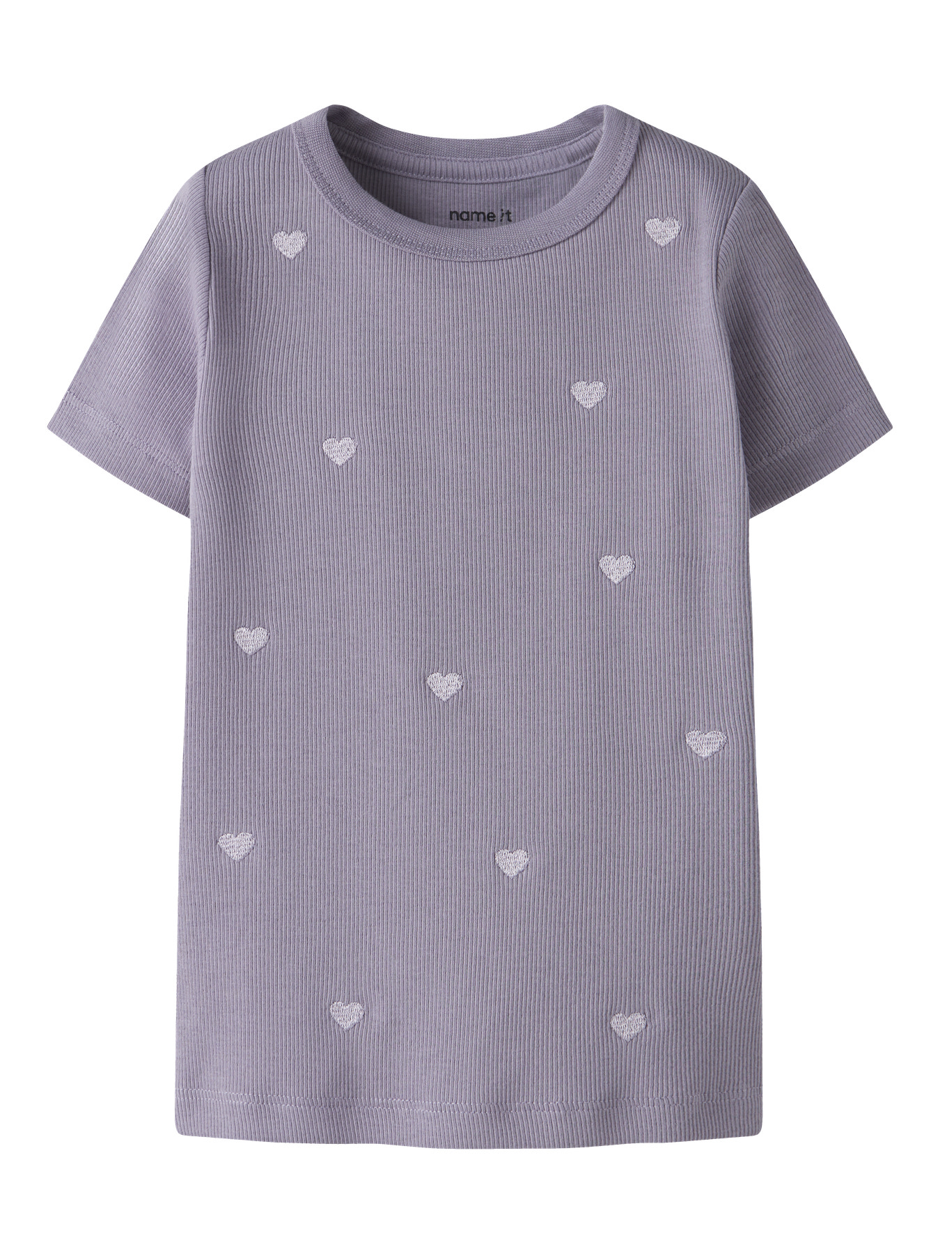 Name It T-shirt - Noos - Rib - NmfNakal - Lavender Gray