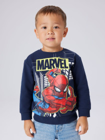 NAME IT Sweatshirt Dion Spiderman Navy Blazer